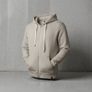 Joe's Jeans Light Tan Zip-Up Hoodie